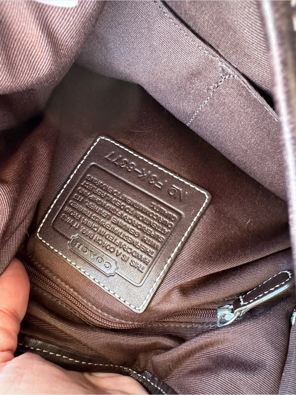 Brown coach SoHo Signature Canvas Crossbody Bag